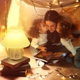 thumbnail image 4 of Miangastore Table Lamp with Pleated Lampshade Small Night Light Bedside Desk Light Bedroom Table Light, 4 of 8