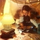 thumbnail image 4 of Lámpara de mesa con pantalla plisada, luz de noche pequeña, lámpara de escritorio para dormitorio, 4 of 7