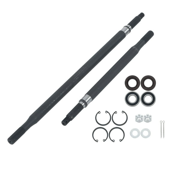 LABLT 10L0L Golf Cart EZGO Rear Axle Shaft with Bearing Seal Kit fit EZGO TXT Medalist Electric 1994-2013,OEM#20377G11, 20377G12, 15112G1 (Driver Side Passenger Side)