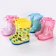 thumbnail image 4 of Botas de lluvia para niños, zapatos de agua antideslizantes de mano con boca elástica, diseño de dibujos animados, zapatos de lluvia para bebés Unisex, nuevo modelo transfronterizo, 4 of 5