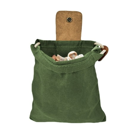 

YOHOME Camping Outdoor Foraging Bag Foraging Bag Wild Fruit Storage Bag Cowhide Waist