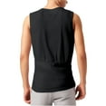 thumbnail image 3 of WTOBBY Men's Mesh Tank Top Sports Base Layer Shirt Sleeveless T-Shirt Thin Summer Wear Quick-Drying Breathable For Comfort Running Fitness Activities Lightweight Design,Black L, 3 of 3