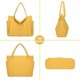 thumbnail image 2 of LHSHID Canvas Shoulder Bag for Women Reusable Grocery Shopping Bag Extra Large Cotton Beach Tote Bag Lightweight Work Handbag, 2 of 7