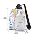 thumbnail image 3 of FORMRS Women's Travel Backpack Purse Anti-theft Hidden Pockets Casual Shoulder Bag, Purple Easter Eggs, 3 of 7