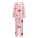 thumbnail image 5 of RKSTN Valentine's Gifts Pajamas Set for Women Oversized Crewneck Valentine's Day Loves Heart Graphic Printed Loungewear Matching Set Womens Casual Loose Long Sleeve T Shirt and Pjs Pant 2 Piece Set, 5 of 6
