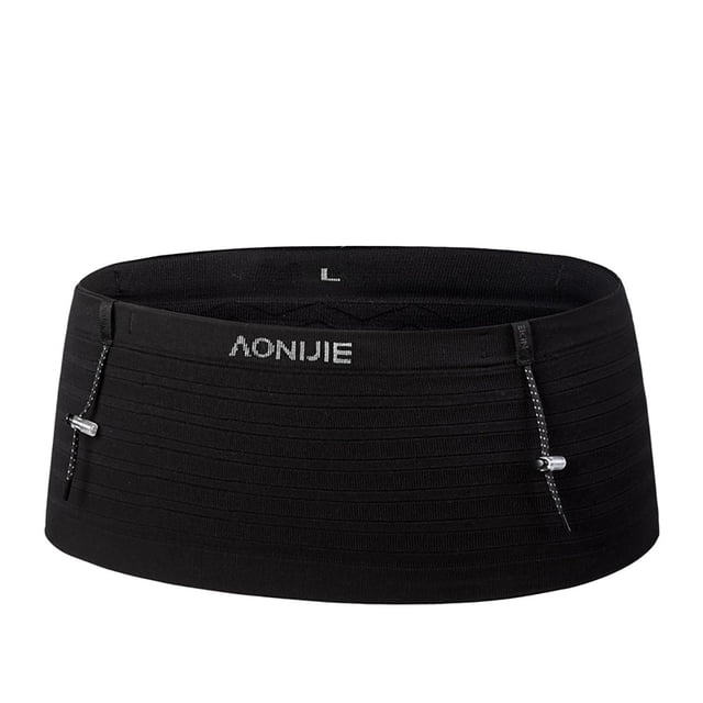 Riñonera Deportiva AONIJIE Negro Varios Compartimentos para Correr