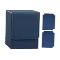 thumbnail image 3 of BELOVING Boîte de Rangement pour Cartes à Collectionner en Cuir PU Bleu Foncé, 3 of 9