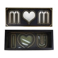 thumbnail image 2 of jifeng Mom Flower Gift Box Creative Mom Letter Shaped Floral Box for Birthday Party Black, 2 of 9