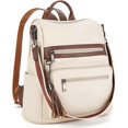 thumbnail image 1 of Ladies leather backpack 2 in 1 leisure backpack travel shoulder bags, 1 of 5