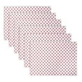 thumbnail image 1 of Design Imports CAMZ37343 Lil Hearts Ribbed Placemats - Set of 6, 1 of 9