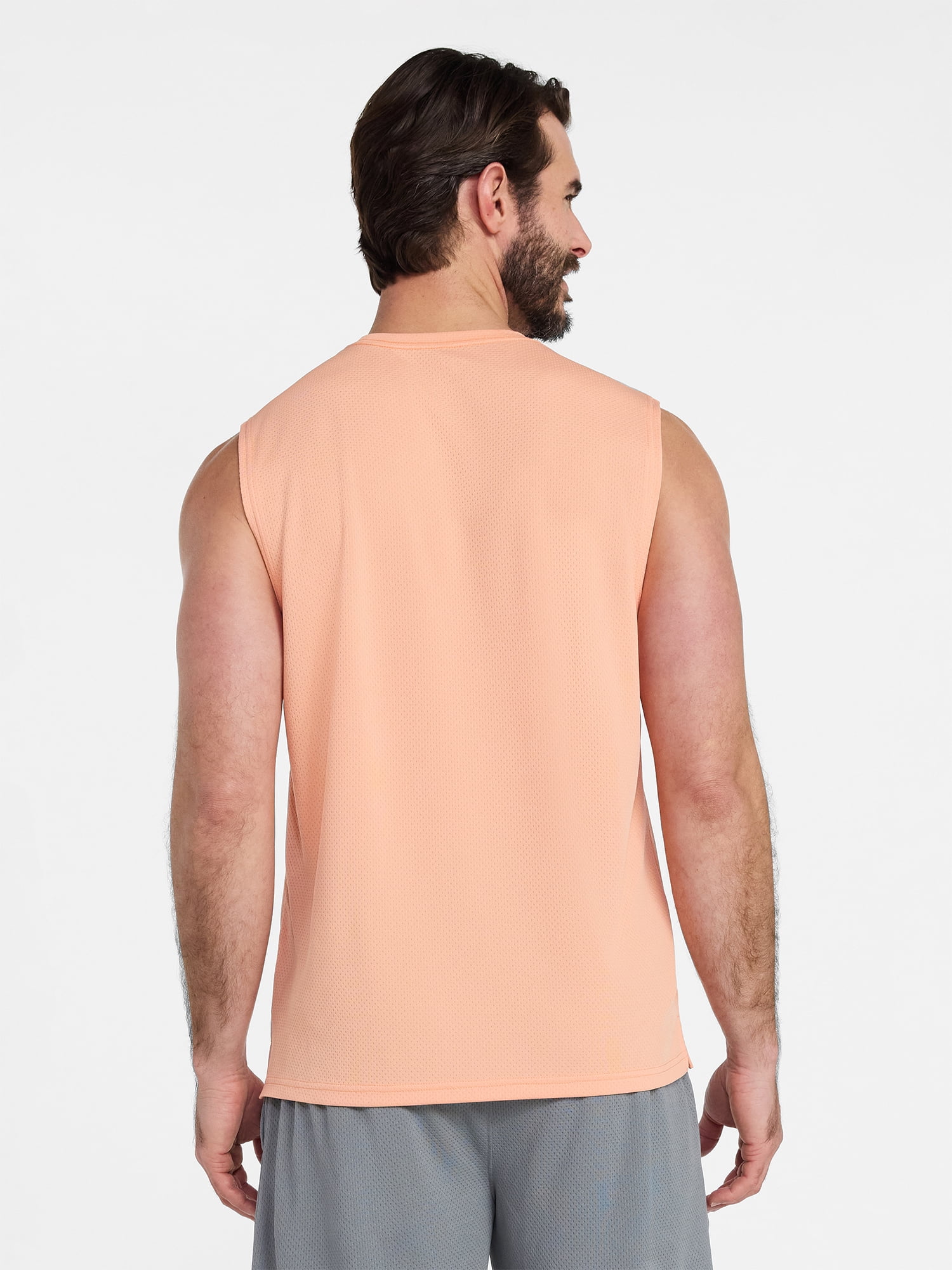 Athletic Works Men’s Sleeveless Mesh Muscle Tee, Sizes XS-5XL
