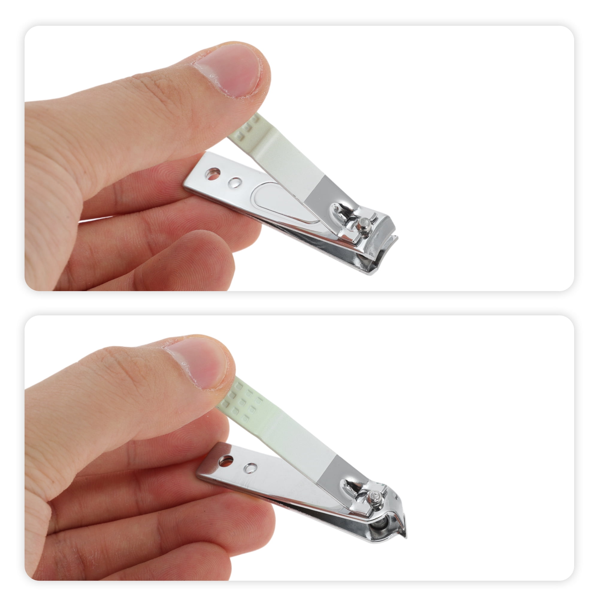Unique Bargains 7pcs Gradient Nail Clippers Set for Toenails and Fingernails 2.36" Green