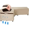 thumbnail image 3 of L Shaped Sectional Sofa 85''L x 106''L x 34''D x 31''/26''H Cover Waterproof Patio Furniture Cover Sectional Couch Cover Left-Facing Windproof, Waterproof, UV-Resistant, 3 of 6