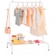 thumbnail image 1 of Perchero para ropa para niños, perchero con estante de almacenamiento inferior, perchero para niños, bebés pequeños y niños pequeños, organizador de ropa para colgar ropa, camisas, tocador, sombrero,, 1 of 5