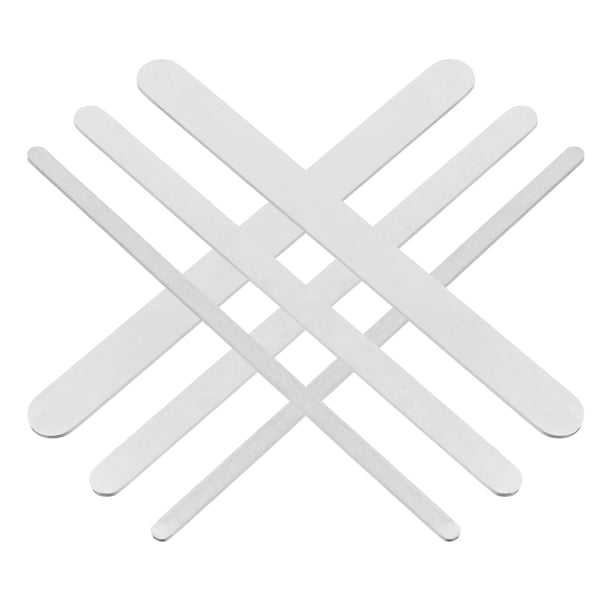 unbranded 6Ud Anillos De Aluminio Para DIY Kit De Suministros Para Anillos Color Plata