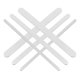 thumbnail image 1 of unbranded 6Ud Anillos De Aluminio Para DIY Kit De Suministros Para Anillos Color Plata, 1 of 8