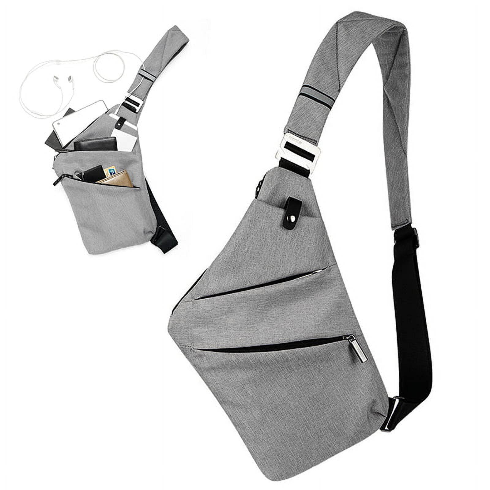 ABOOFAN Watch Sling Bag Chest Bag Slant Bag Mini Sling Bag Travel Crossbody  Bag for Men Cross Shoulder Bag Men Mountain Storage Bag Cross Body Chest