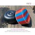 thumbnail image 5 of Fabritones Inflatable Footstool Ottoman Red and Navy Stripe Round 21x9 Inch Patio Foot Stools and Ottomans Portable Footrest Used for Outdoor Camping Home Yoga Foot Rest, 5 of 9