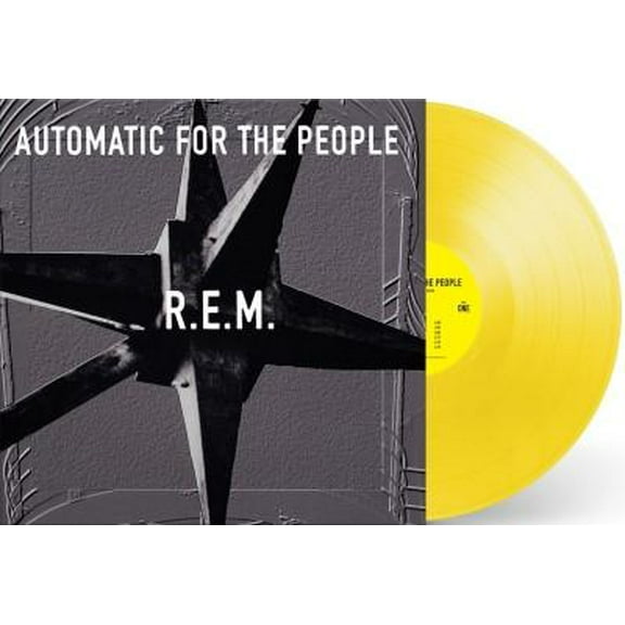 R.E.M. Automatic For The People (Indie Exclusive, Colored Vinyl, Yellow, Limited Edition, 180 Gram Vinyl) Records & LPs