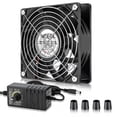 thumbnail image 1 of Ventilador de refrigeración WDERAIR 120 mm x 38 mm AC 110 V 120 V 220 V 240 V, 1 of 7