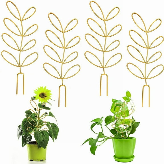 Hobbies Plant Trellis Indoor,Plant Trellis Frame for Potted Plants,Leaf Shaped Plant Support Trellis for Indoor Mini Climbing Plants