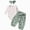 R001-Green, variant on NOLDARES Baby Girl Clothes Outfits Cute Print Romper Pant Fall Winter Newborn Outfit Sets 3Pcs(Pink,3-6 M)