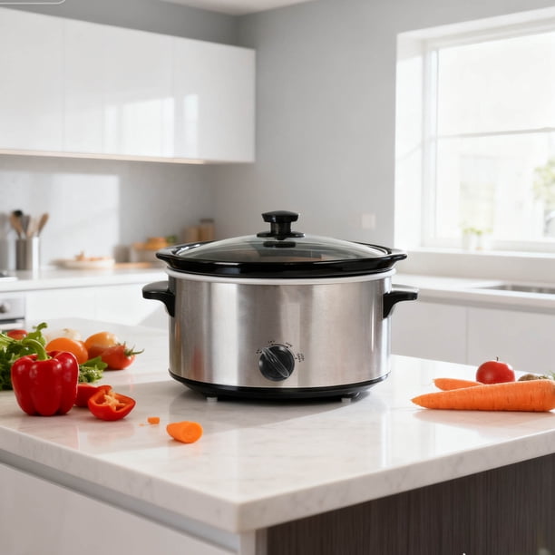 NUOLUX 4Ud Perilla Control Temperatura Para Slow Cooker Accesorio De Cocina Negro Ajustable Sin Herramientas