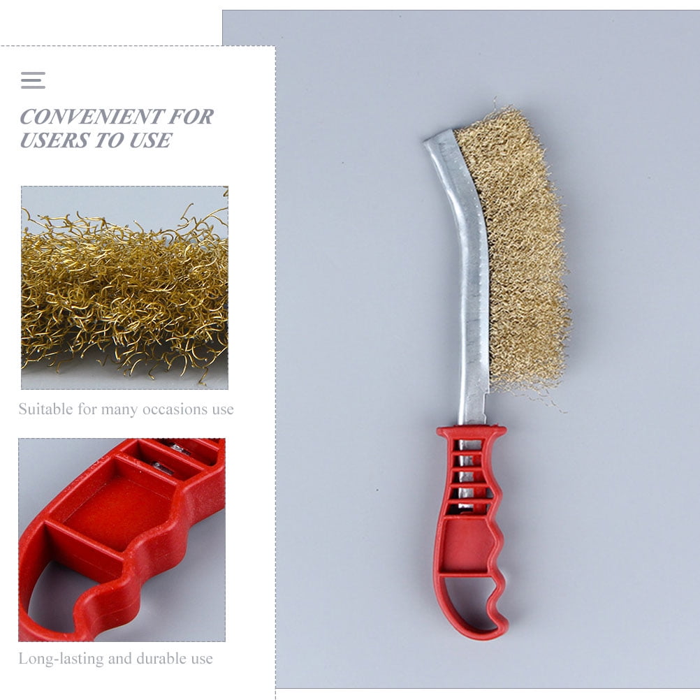 Set of 3 Heavy-Duty Grill Grate Cleaning Wire Brushes, and Wear-Resistant BBQ Scrubbers for Outdoor Grills
