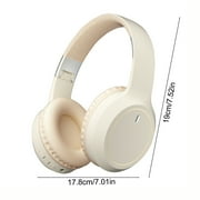 xjwjuw Bluetooth Headphones Wireless, Noise-Cancelling Stereo Sound, HiFi Foldable Over-Ear Headset, Bluetooth 5.4, HD Call, Music Playback, Comfortable for Travel and Gaming