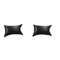 thumbnail image 1 of 2 Piezas Transpirable Reina De Seda Funda De Almohada Ropa De Cama Funda De Almohada Decoración Del Hogar Negro Macarena  Funda de almohada de seda 2 piezas, 1 of 8