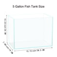 thumbnail image 3 of Vaso para pecera Vimvins de 19 litros para peces betta, peces de colores, caracoles y camarones, 3 of 7