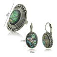 thumbnail image 3 of Women Trendy Jewelry Exaggerated Appearance Dangler Ring Set Alloy Earrings for Work 1Set, 3 of 3