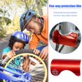 thumbnail image 3 of Almohadillas protectoras de marco de soporte inferior de bicicleta plegable para Brompton Red Sywqhk Accesorios para bicicletas, 3 of 6