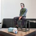 thumbnail image 4 of Figura de Anime de Harley Quinn, Joker, Heath Ledger, payaso, Joker, leer libro, postura sentada, modelo de acción, juguete, regalos de Helloween, 4 of 5