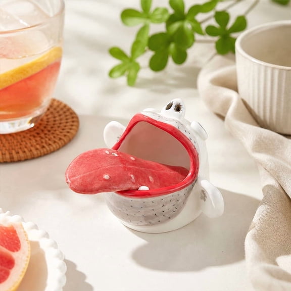 2pc/set Creative Uniquely Shaped Ceramic Mug—Household Water Cup, Ceramic Drinking Cup for Gift-Giving