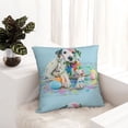 thumbnail image 6 of Fuzoiu A Funny Little Dalmatian Puppy Print Square Pillow Cover,Hidden Zipper Design,Luxury Square Pillow Case, Throw Pillow,Couch Cushion-18"x18", 6 of 7
