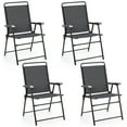 thumbnail image 5 of Costway 4PCS Outdoor Patio Folding Chair Armrest Portable Camping Lawn Garden, 5 of 10
