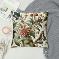 thumbnail image 2 of GOSMITH  Spring Pillow Covers Wild Flowers Botanical Plants Butterfly Decor for White Throw Pillows Covers Outdoor Farmhouse Pillow Covers Decor Couch Living Room, 2 of 5