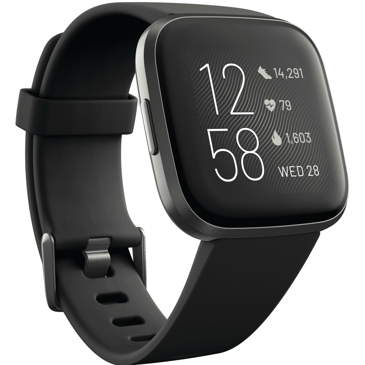 Fitbit Versa Smartwatch Noir/Aluminium Noir
