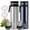 Blue and Silver, variant on Ozizo Insulated Thermos Infuser for Loose Tea, 18 oz Insulated Stainless Steel Travel Thermos Mug