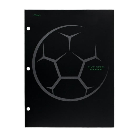 Five Star Sports Themed 4 Pocket Folder Portfolios – Soccer