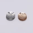 thumbnail image 3 of Qarigey Base de broche de 50 piezas, broches portátiles para manualidades, joyería, carcasa de disco de malla, Kit surtido, accesorios para Ropa, zapatos y accesorios Miscelánea Oro Qarigey AP018135-02, 3 of 6