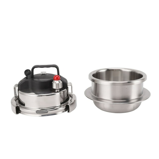 304 Stainless Steel Pressure Cooker, Durable & Reliable, Multifunctional Design, High Pressure Stew, Quick Cooking, Gas & Induction Compatible