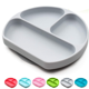 thumbnail image 4 of Platos con ventosa para bebés, niños pequeños, manteles individuales de silicona para niños que se adhieren a las bandejas y mesas de sillas altas, platos para bebés, platos para niños Zhivalor SYN044-3, 4 of 4