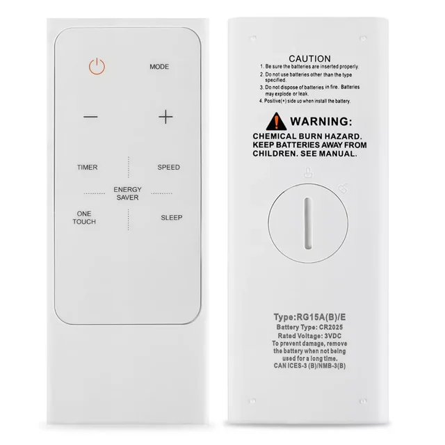 New RG15A(B)/E For Midea GE CL Magnavox Air conditioner Remote RG15A2(B)/E