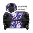 thumbnail image 4 of Haiem mushroom rainbow Skull cartoon Luggage Cover Printed Suitcase Covers for Luggage Elastic Washable Suitcase Protector Fits 18-32 Inch Luggage-Small, 4 of 9