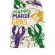 thumbnail image 2 of Banderines de mesa de Mardi Gras | Decoraciones de carnaval para mesas de fiesta | Camino de mesa de tela de lino | Decoración festiva para interiores y exteriores, 2 of 6