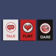 thumbnail image 4 of 1 pieza completamente en inglés TALK FLIRT DARE tres juegos en un juego Romance Talking Game Deck, 4 of 5