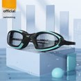 thumbnail image 2 of Gafas de natación impermeables antivaho HD gafas de natación de competición unisex equipo de buceo profesional, 2 of 4