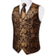 thumbnail image 2 of Conjunto de chaleco y corbata DiBangu, chaleco formal de cachemir para hombre, 2 of 6